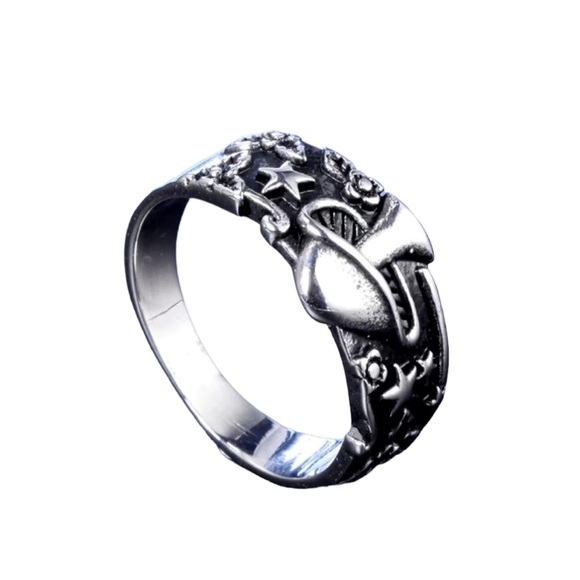 Sterling Silver Mushroom Design Ring - Picture 4 of 9